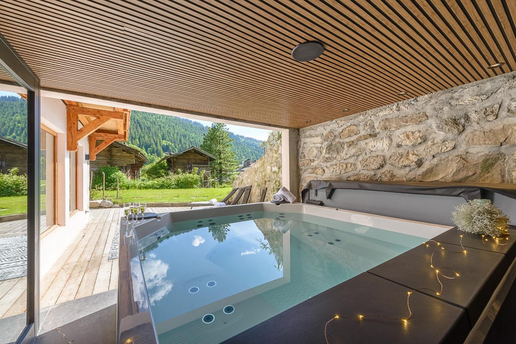 Вілла Le Chalet Osmose - Piscine Privative-Sauna-Jacuzzi By Lla Selections Ла-Клюза Екстер'єр фото